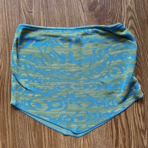 Paloma Wool Tattoo Print Tube Top. Size S.